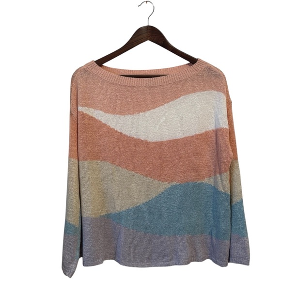 Torrid 00 Pastel Lightweight Sweater - Picture 2 of 7